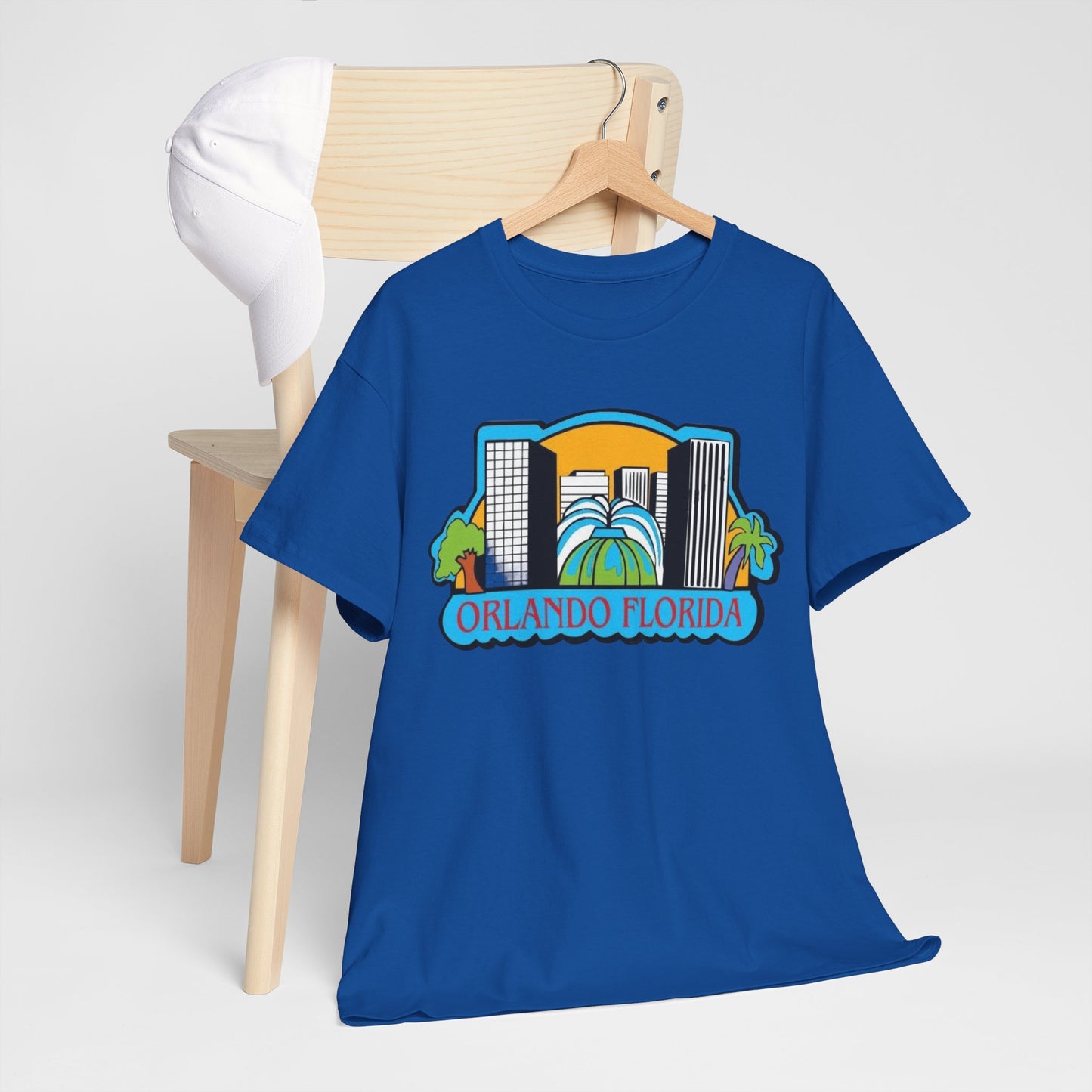 Orlando Florida Retro Skyline T-Shirt