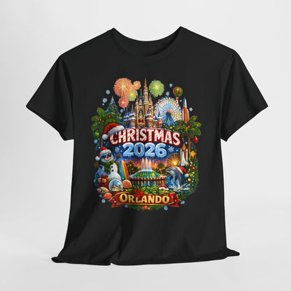 Christmas 2026 Orlando T-Shirt — Holiday Theme Park Souvenir Tee