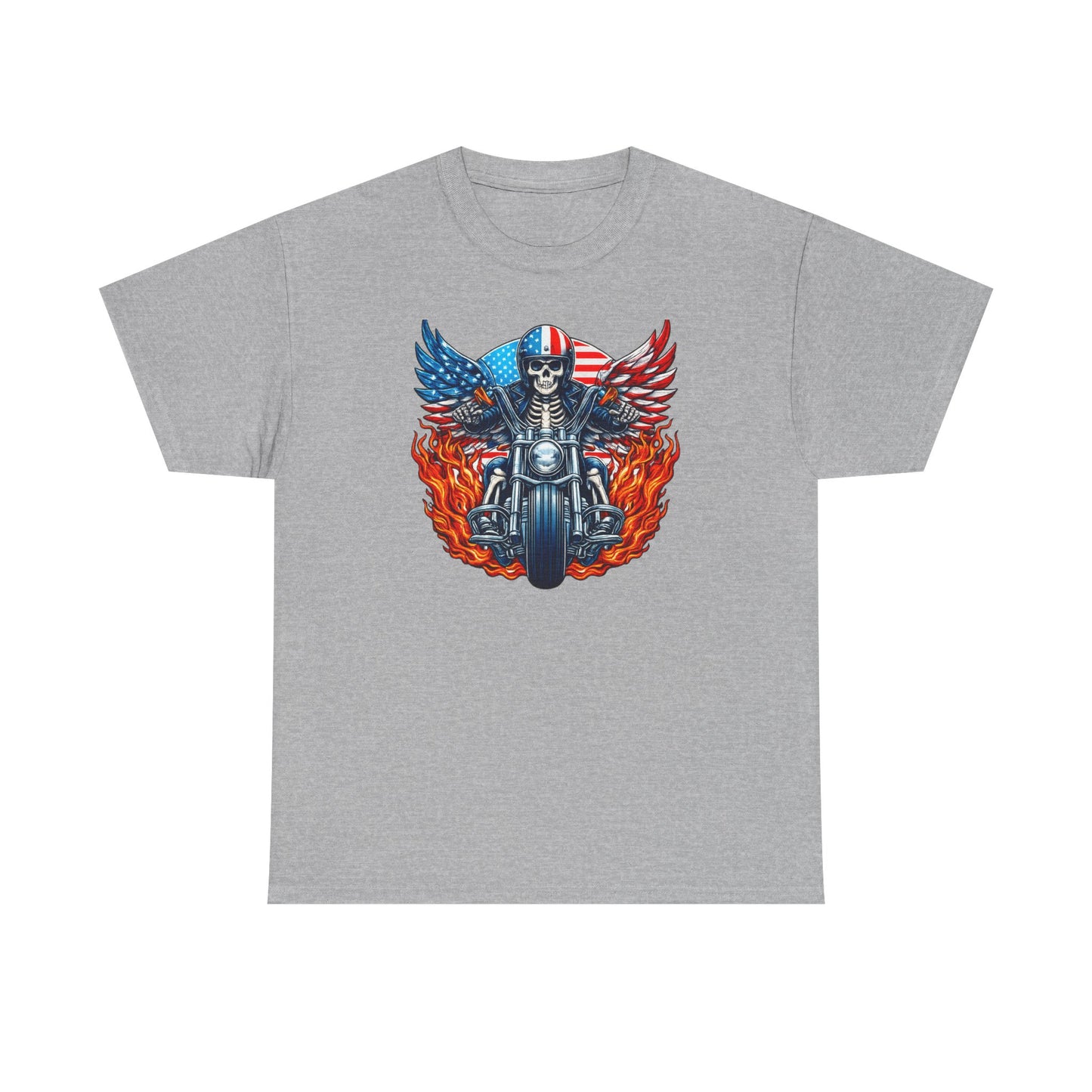 Biker Skull Motorcycle Tee — Sons of Tradition Archangels Chapter Graphic Shirt
