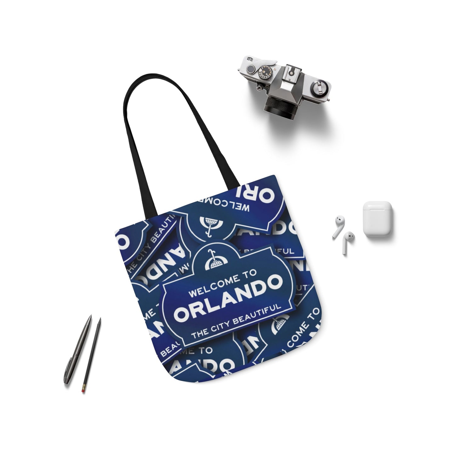 Orlando Welcome Sign Canvas Tote