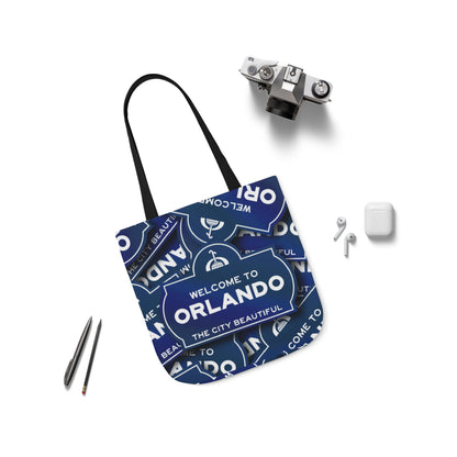 Orlando Welcome Sign Canvas Tote