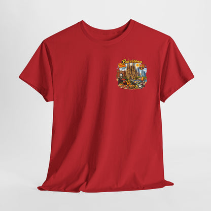 Barcelona Souvenir T‑Shirt — Vintage City Collage Tee