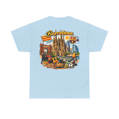 Barcelona Souvenir T‑Shirt — Vintage City Collage Tee