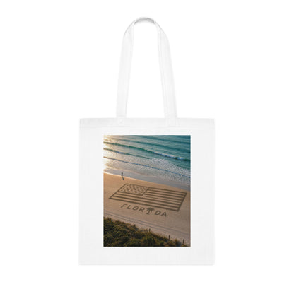 Florida Beach 100% Cotton Tote Bag