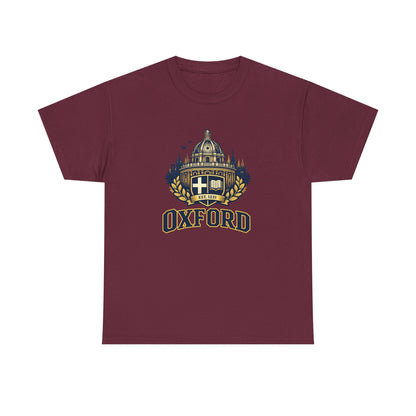 Oxford Crest T-Shirt — Vintage University Graphic Tee