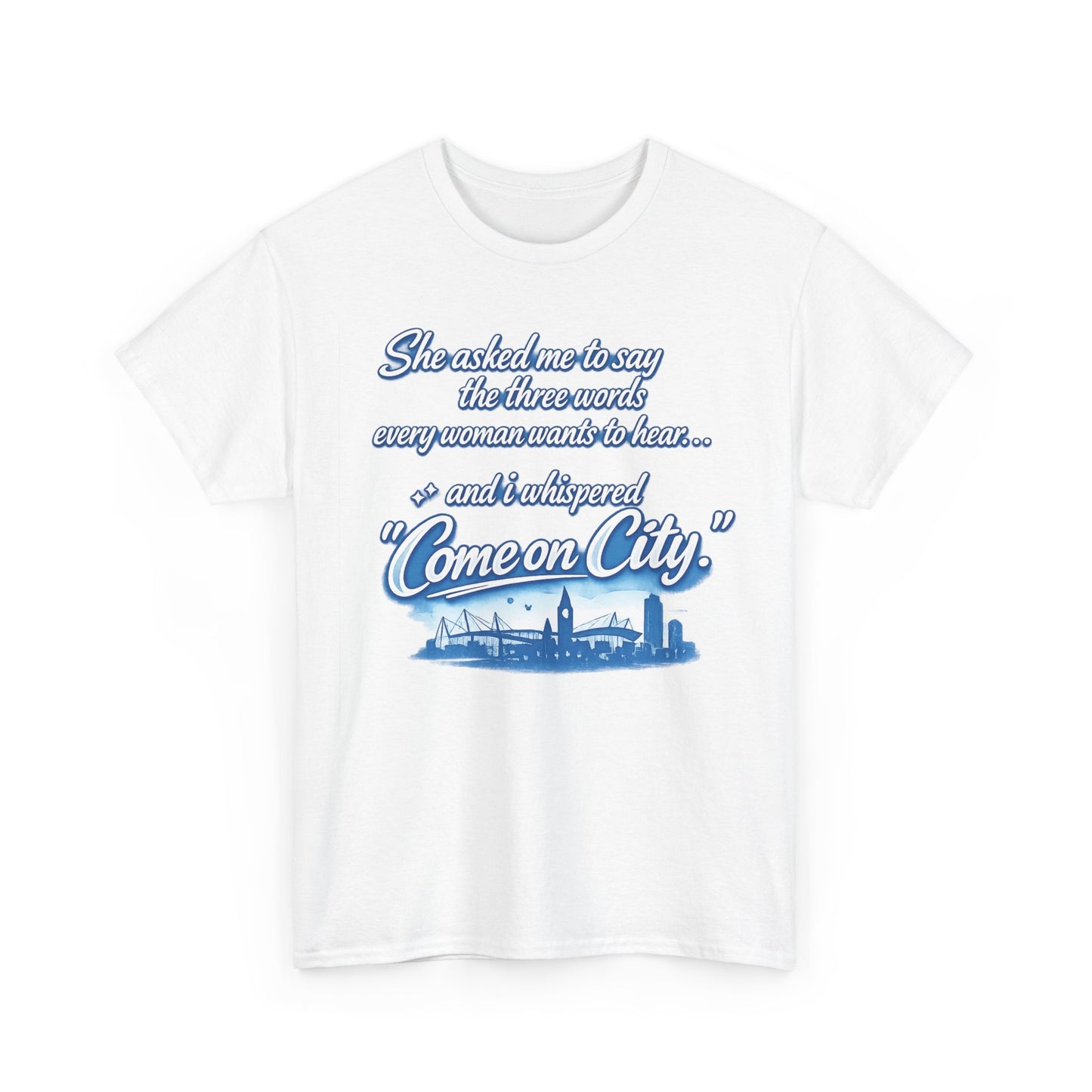 Come on City Skyline Tee — Retro Script Urban Pride T‑Shirt
