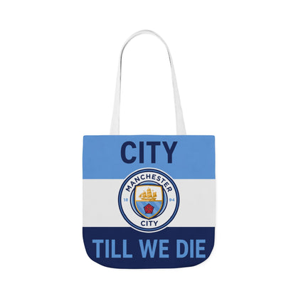 City Till We Die Unofficial Canvas Tote Bag — Manchester Football Fan Bag