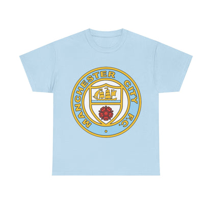 Manchester City FC Retro Crest T-Shirt – Retro Football Fan Tee