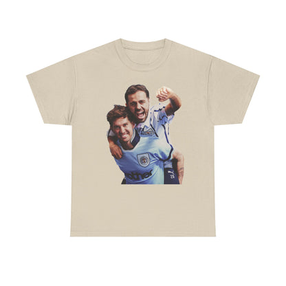 Soccer Celebration T-Shirt — Vintage Team Goal Photo Tee
