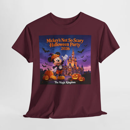 Halloween Party T‑Shirt — "Not So Scary" 2026 Magic Kingdom Tee