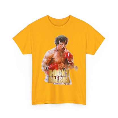 Boxing Rocky Balboa Graphic Tee – Retro Fighter Movie Shirt