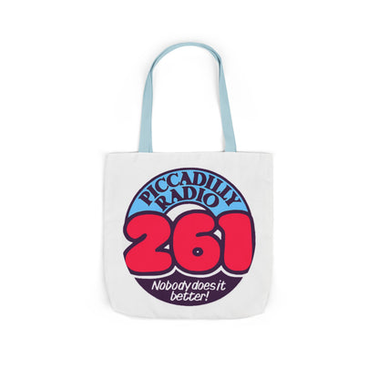 Tote Bag — Retro 'Piccadilly Radio 261' Vintage Logo Canvas Tote