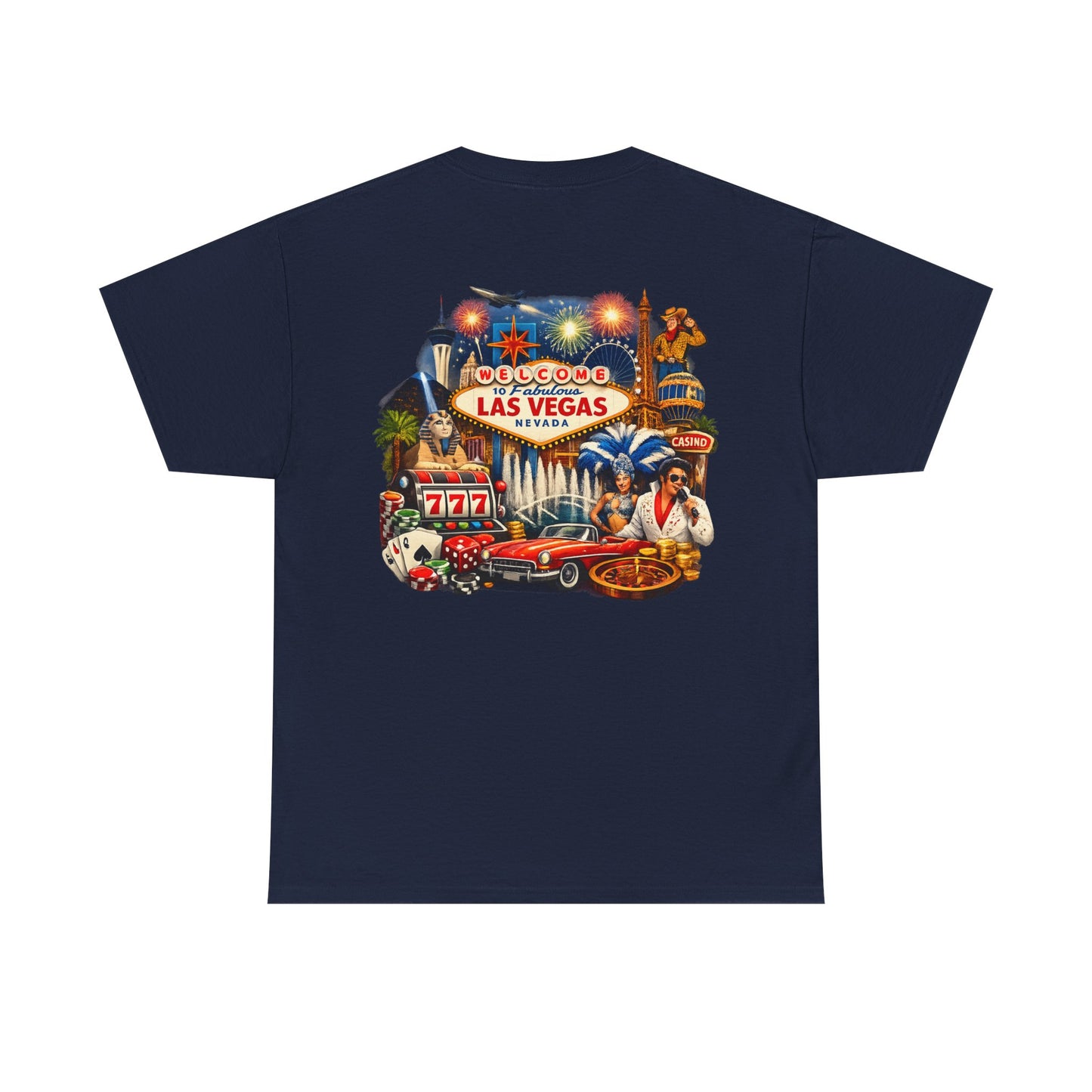 Las Vegas Vintage Collage T‑Shirt