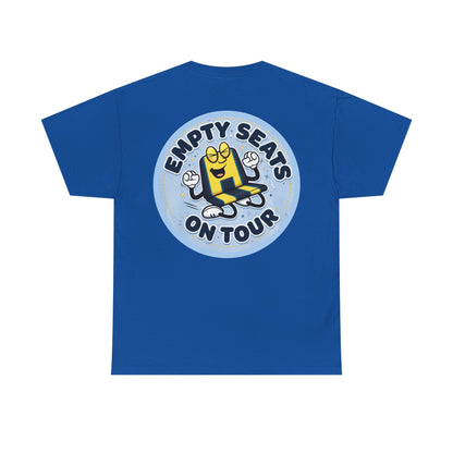 Manchester City T‑Shirt — "Empty Seats On Tour" Cartoon Seat Graphic Tee