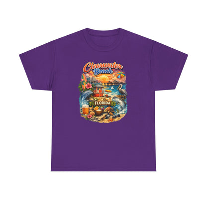 Clearwater Beach Florida Vintage Vacation T-Shirt