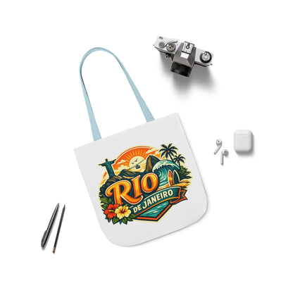 Rio de Janeiro Travel Tote — Retro Beach Canvas Bag