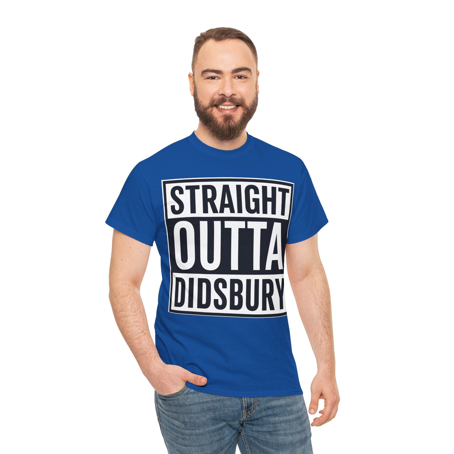 Straight Outta Didsbury T‑Shirt — Graphic City Pride Tee