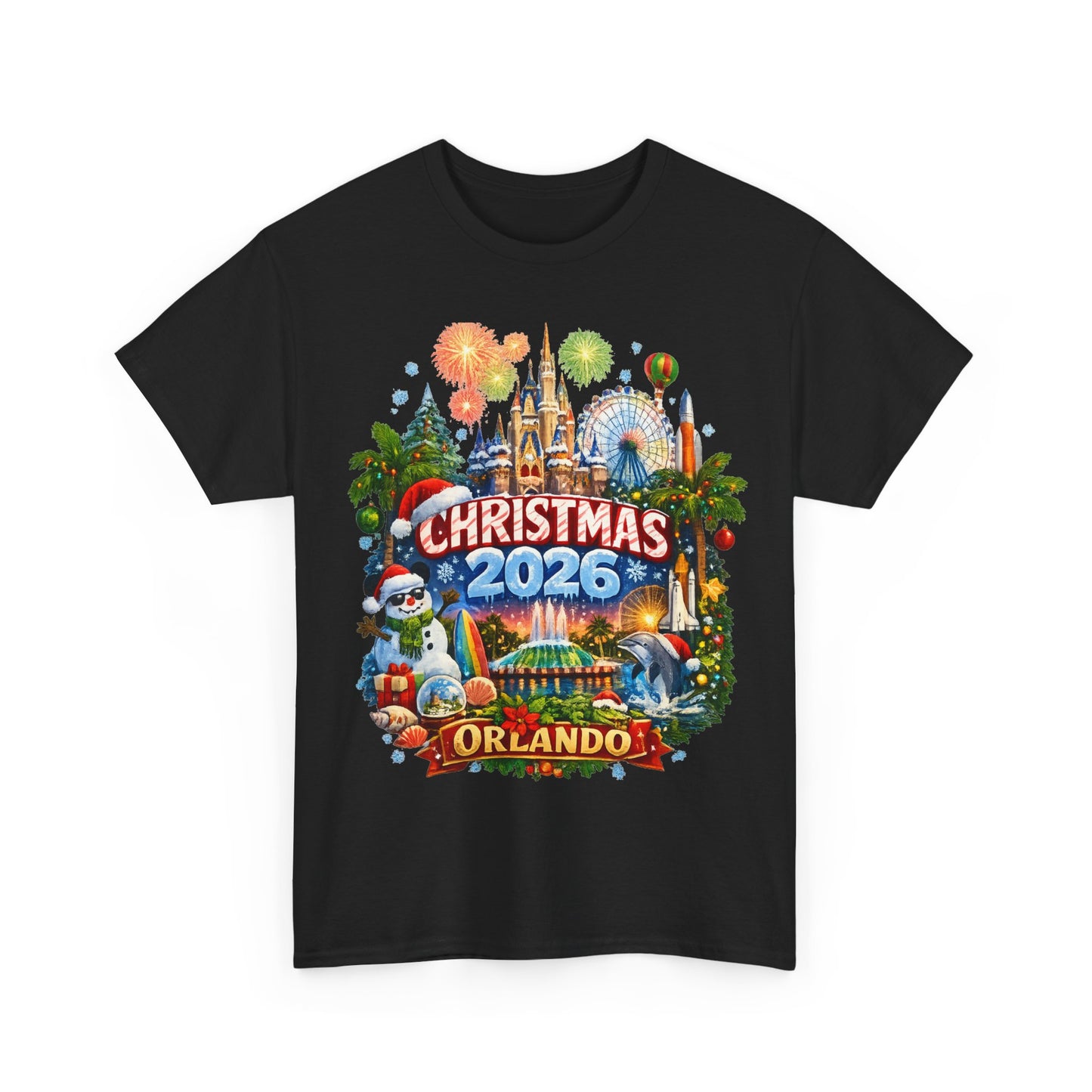 Christmas 2026 Orlando T-Shirt — Holiday Theme Park Souvenir Tee