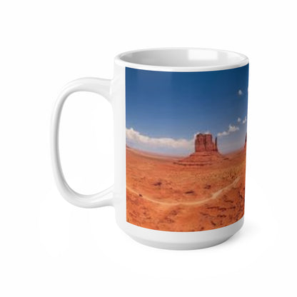Monument Valley Desert Panorama Mug – Southwestern Landscape Coffee Cup (11oz/15oz)
