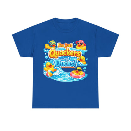 I'm Just Quackers About Ducks! Cute Rubber Duck Pool Tee