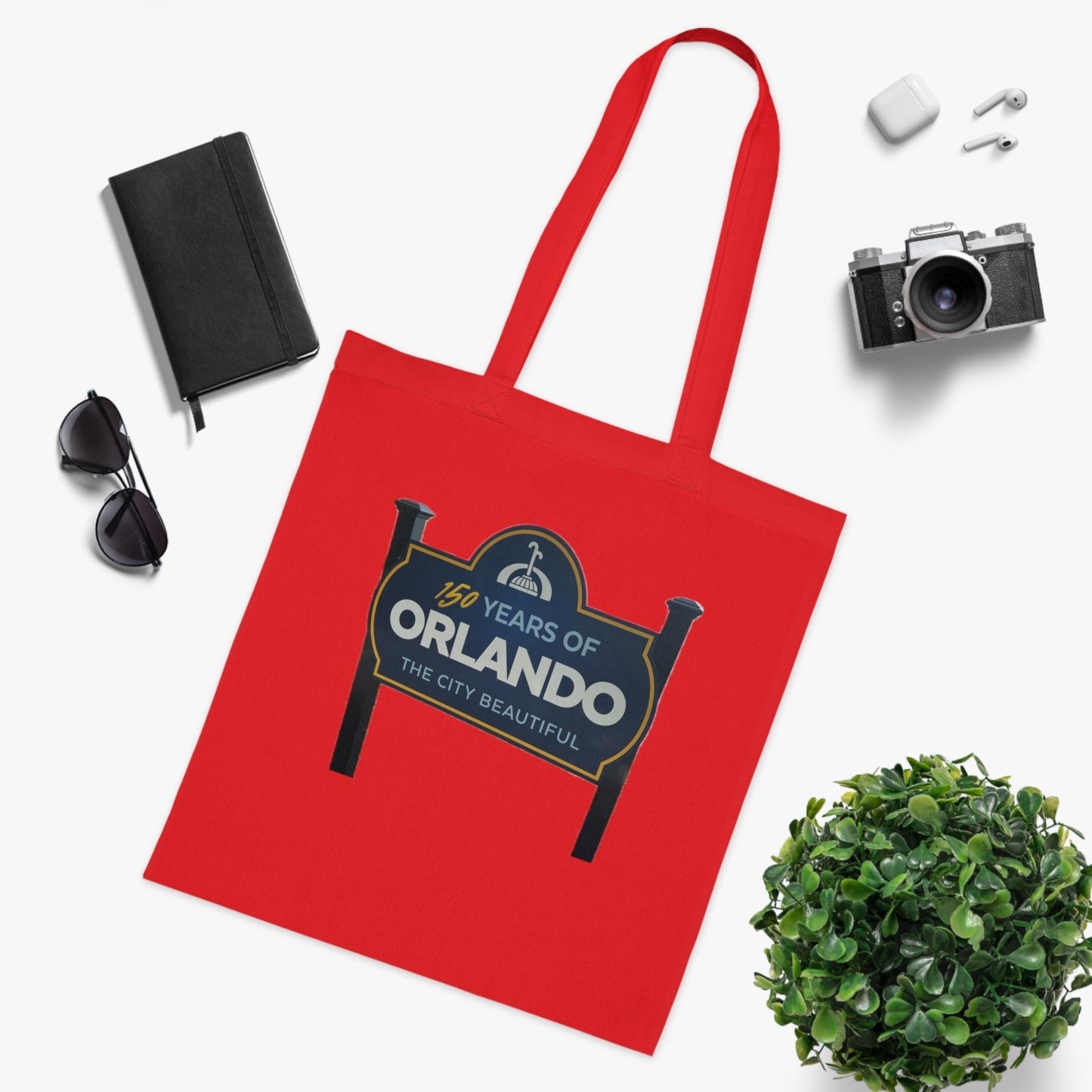 Orlando 150 Years Tote Bag — 'The City Beautiful' Cotton Market Tote