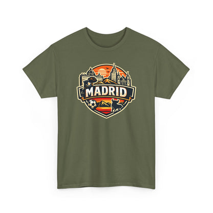Madrid Skyline Soccer Crest T-Shirt