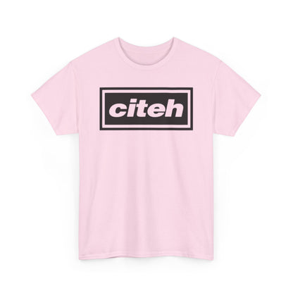 Manchester City Citeh Logo Tee — Minimalist Black Box Graphic T-Shirt