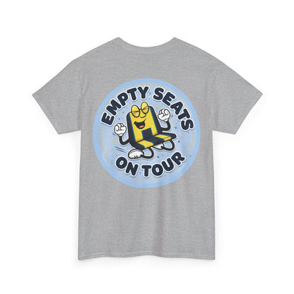 Manchester City T‑Shirt — "Empty Seats On Tour" Cartoon Seat Graphic Tee