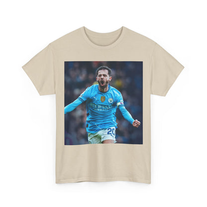 Bernardo Silva Tribute Tee – Inspirational Letter & Celebrating Goal Moment
