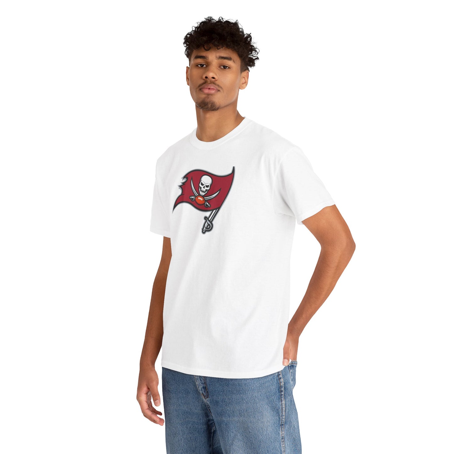 Tampa Bay Buccaneers Flag T-Shirt — Football Pirate Logo Tee