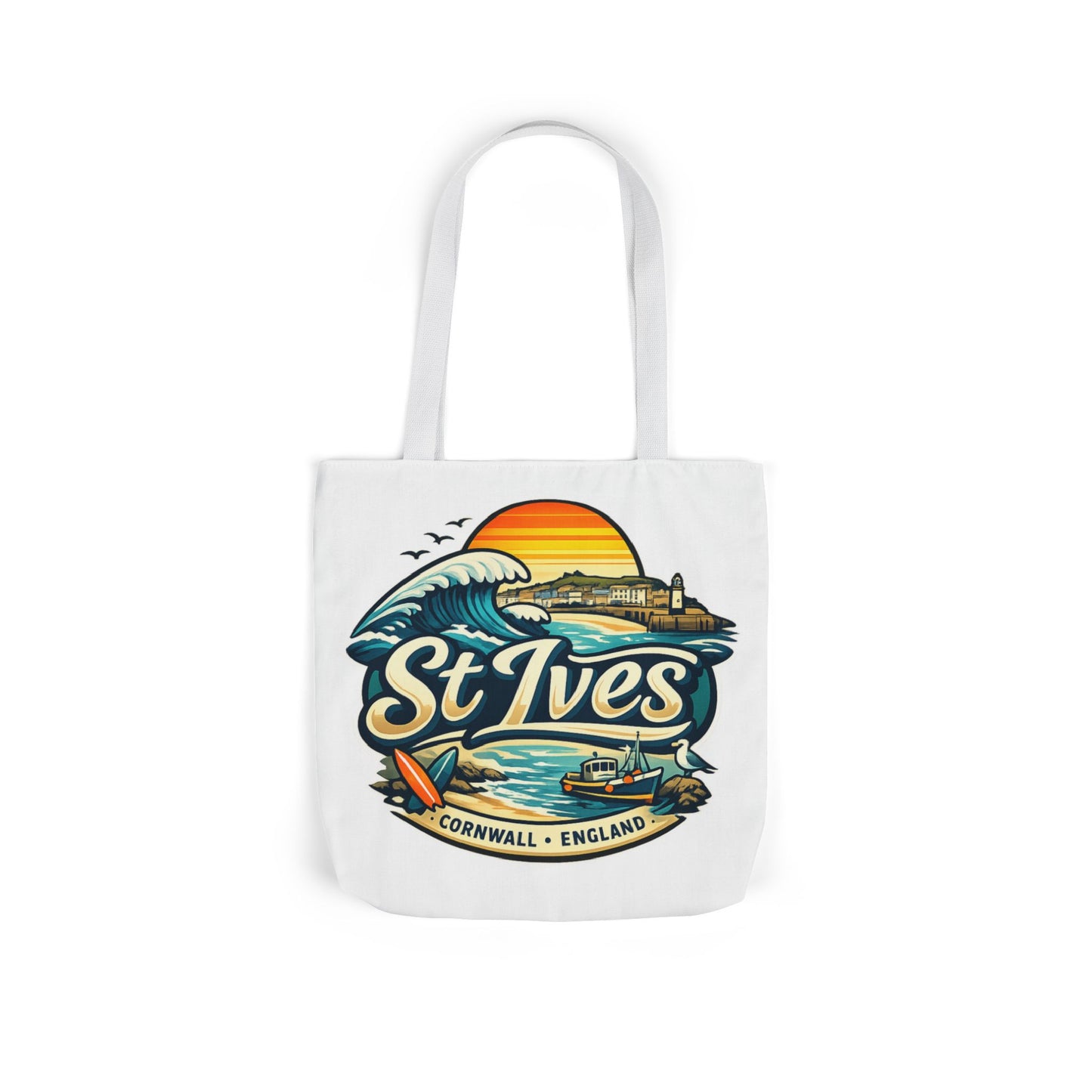 St Ives Cornwall Sunset Tote Bag