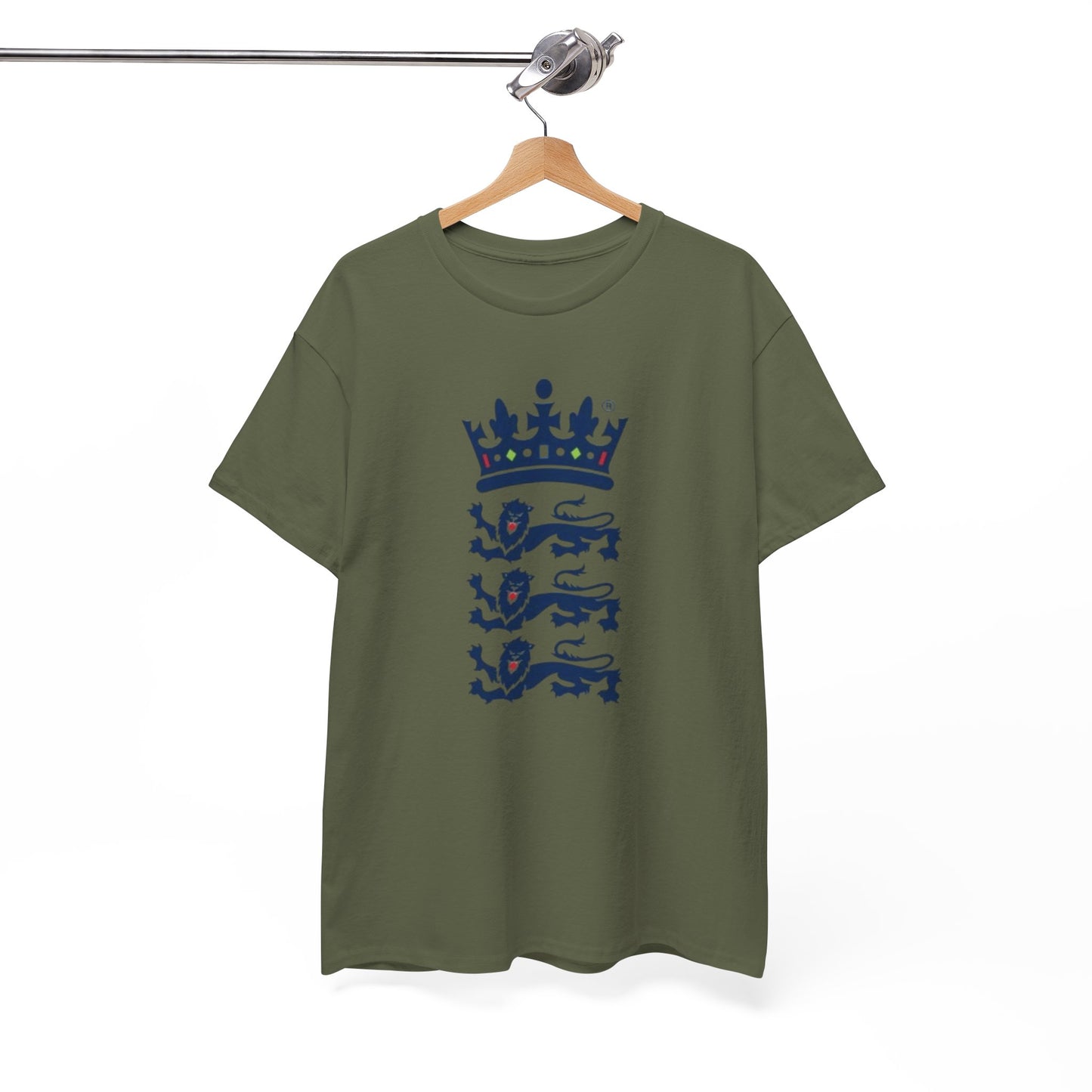 English Cricket T-Shirt — Vintage Cricket Crest Tee