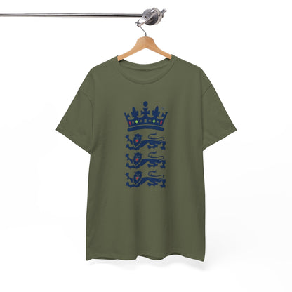 English Cricket T-Shirt — Vintage Cricket Crest Tee