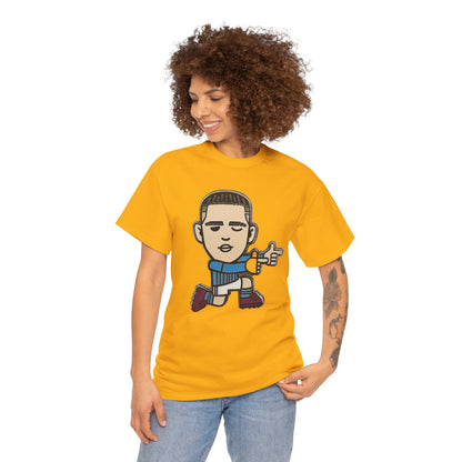 Phil Foden Cartoon Dance Pose Tee - Funky Character Graphic T-Shirt