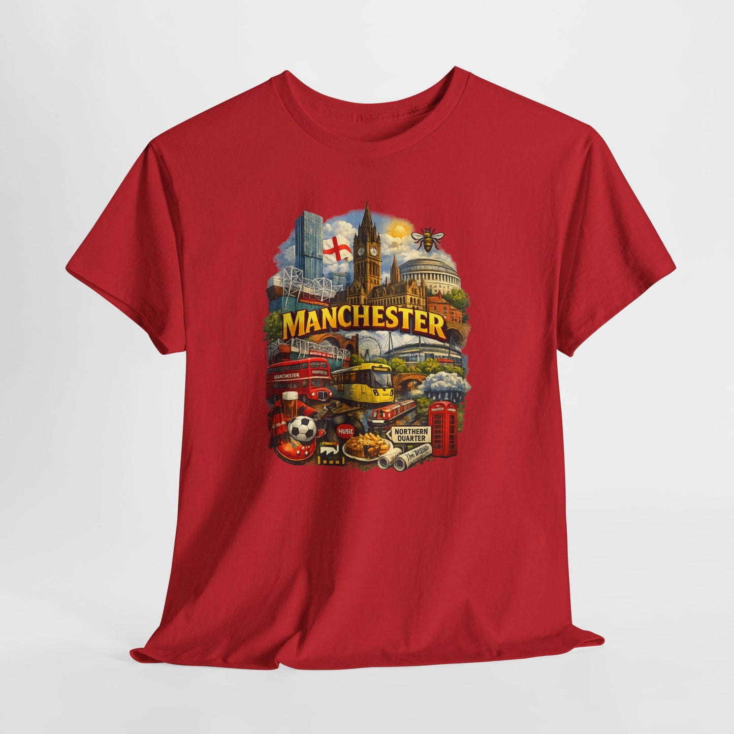 Manchester Skyline Collage T-Shirt
