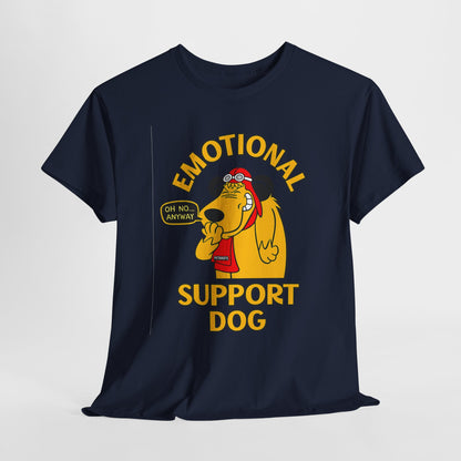 Emotional Support Dog T-Shirt — Cute Cartoon Comfort Pup Tee