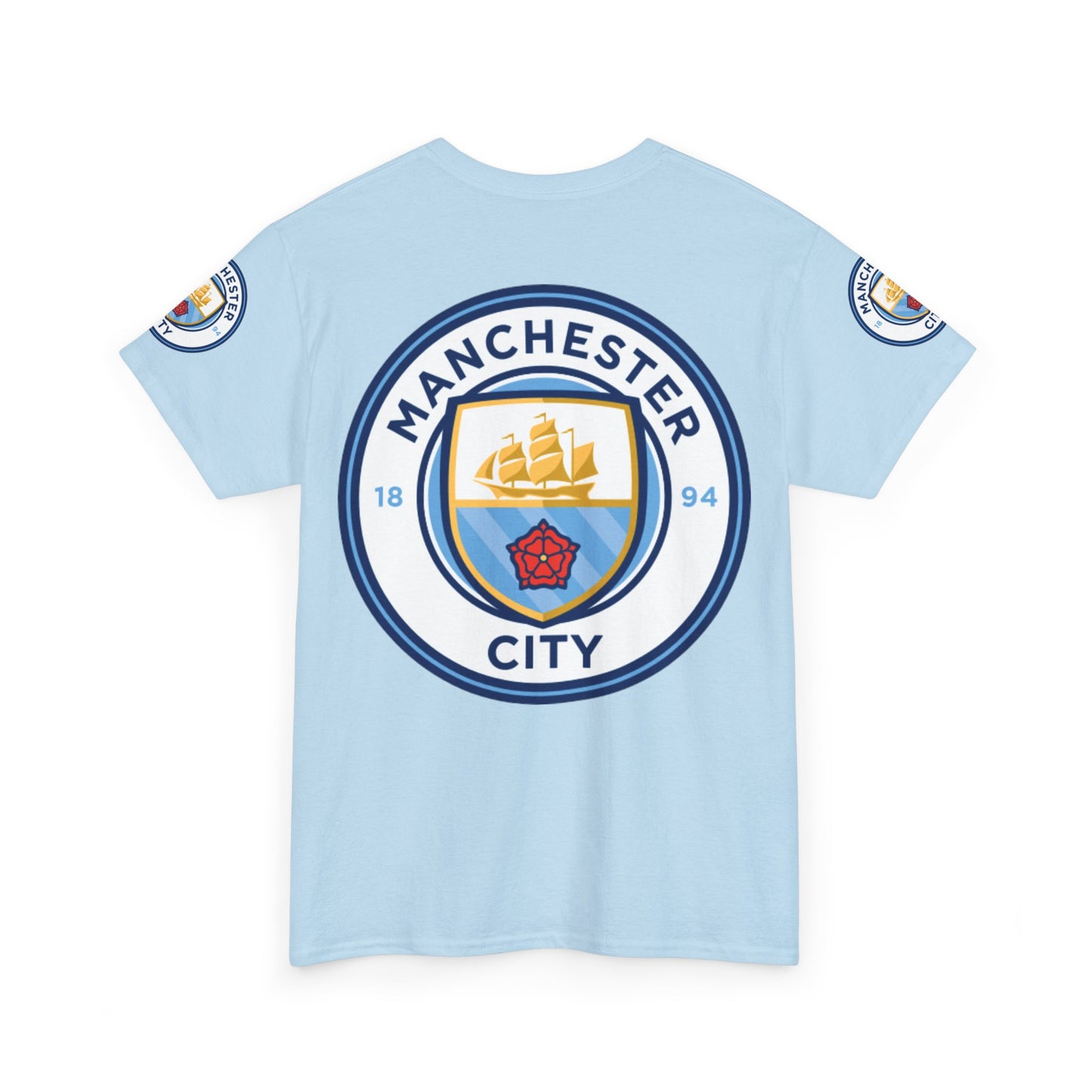 Manchester City Crest T-Shirt — Football Club Logo Tee