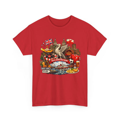 Liverpool Landmarks & You'll Never Walk Alone T-Shirt