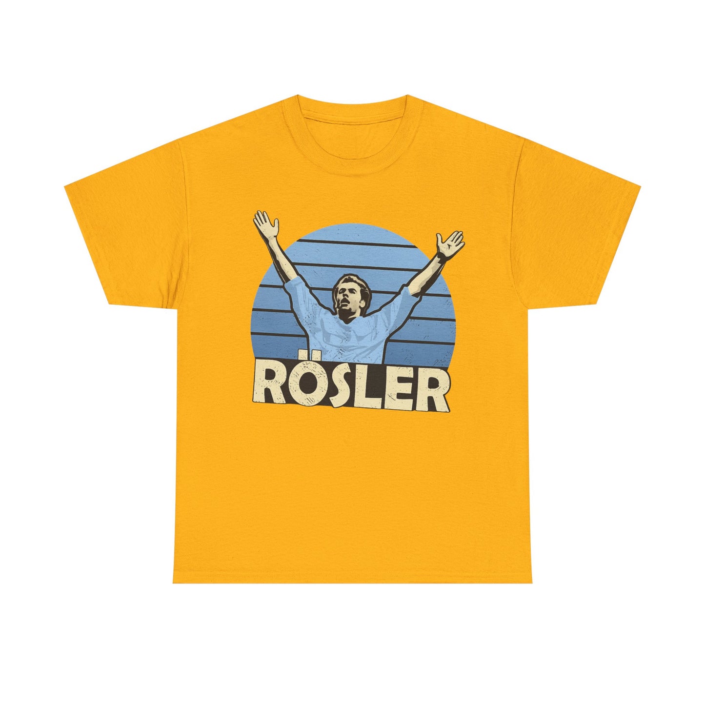Retro 'Rösler' Graphic Tee - Vintage Soccer Fan Shirt