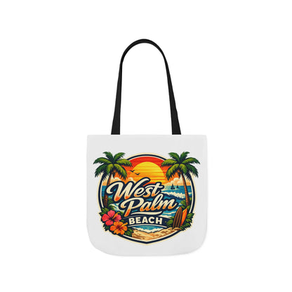 West Palm Beach Vintage Sunset Tote