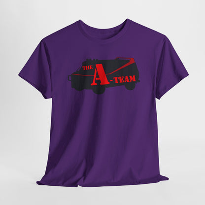 A-Team Van Graphic Tee — Retro Action TV Logo T-Shirt