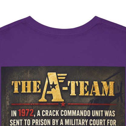 A-Team Graphic Tee — Retro TV Series Logo & Character Poster T-Shirt