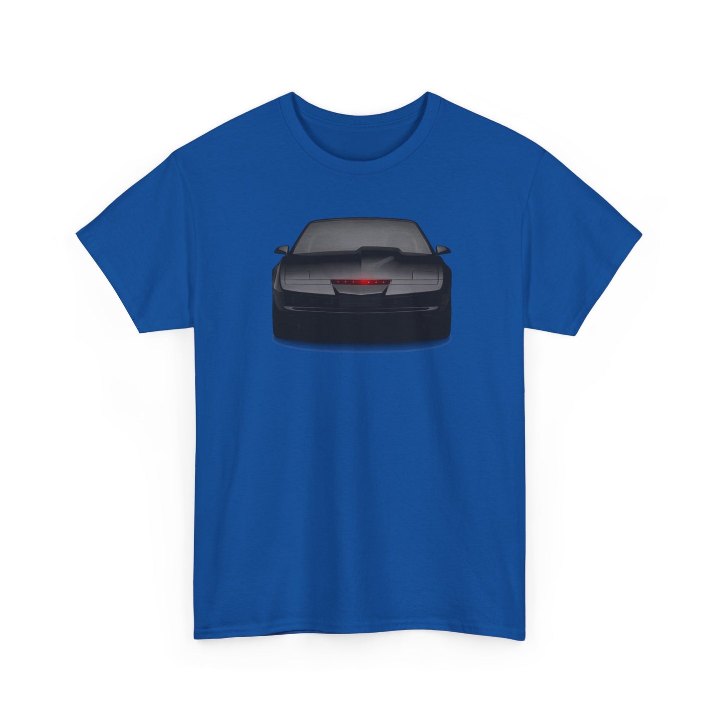 KITT-Inspired Retro Sports Car Tee — Front View Knight Rider Car Graphic Shirt