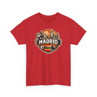 Madrid Skyline Soccer Crest T-Shirt