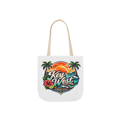 Key West Sunset Canvas Tote