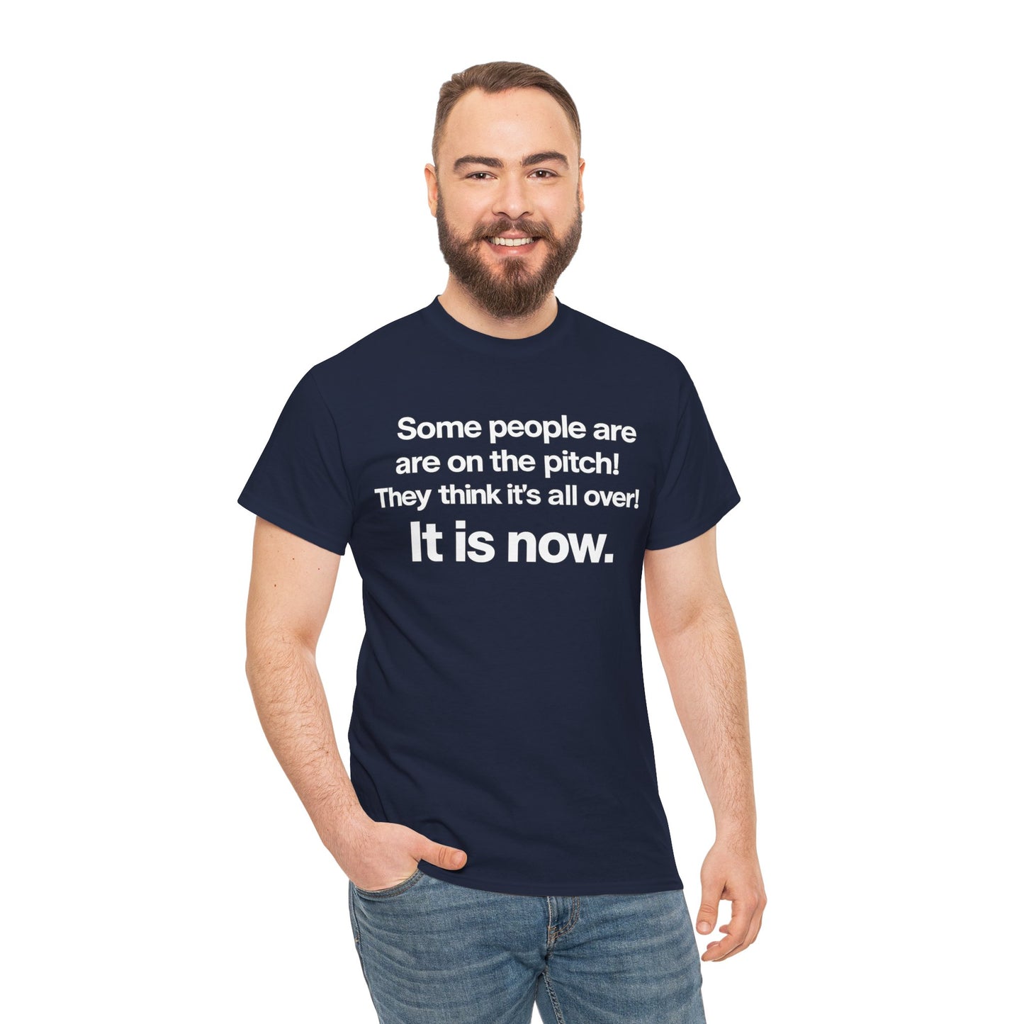 Some people are on the pitch - England 1966 T-Shirt — Bold Motivational Quote Tee