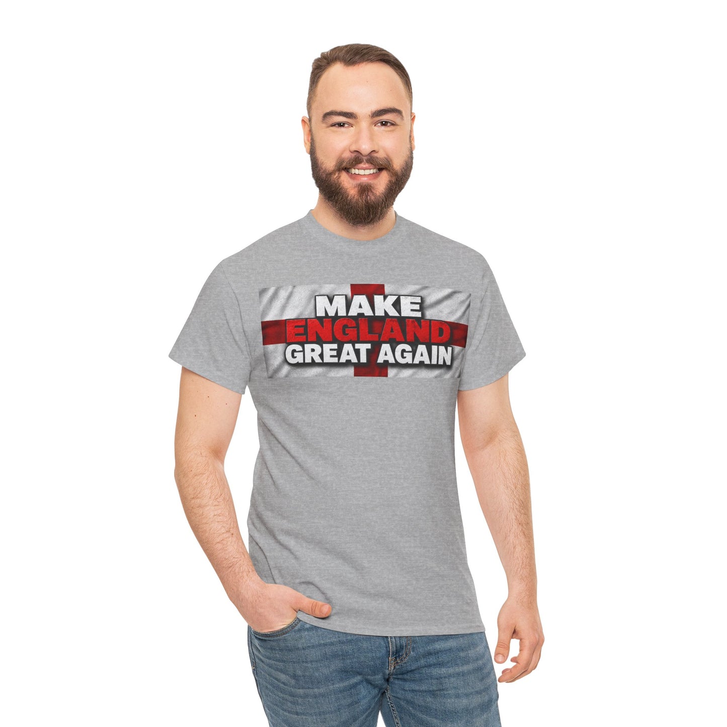 Make England Great Again T-Shirt — Patriotic England Flag Tee