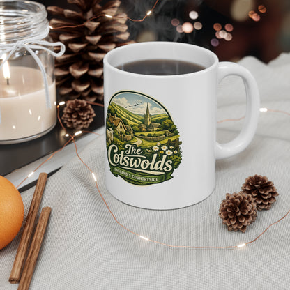 Cotswolds Scenic Coffee Mug — England Countryside 11oz & 15oz