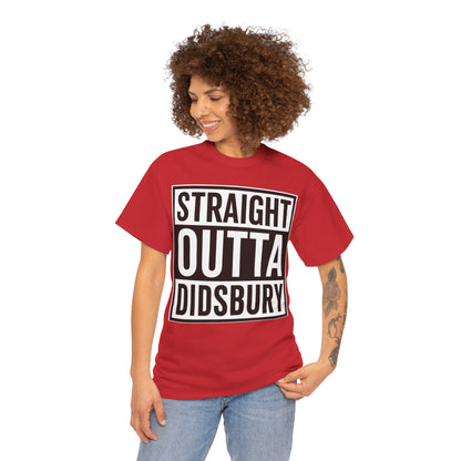 Straight Outta Didsbury T‑Shirt — Graphic City Pride Tee