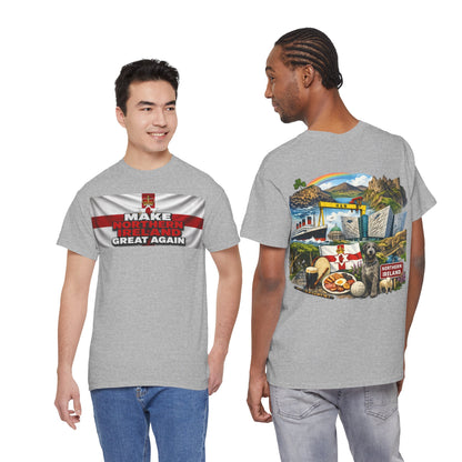 Northern Ireland Collage Tee — "Make Northern Ireland Great Again" Graphic T-Shirt